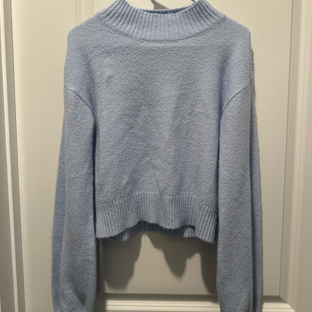 Wild Fable Soft Blue Turtleneck Sweater